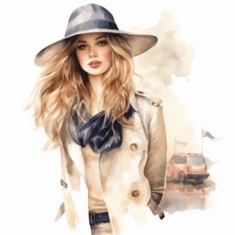mstudio_love_luxury_england_girl_watercolor_clip_art_white_back